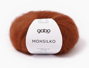 Włóczka Gabo Wool Mohsilko 4729 rdzawy brąz
