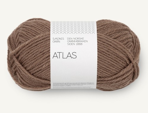 Włóczka Sandnes Garn Atlas 3161 brązowy żołądź