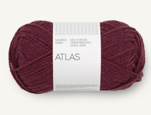 Włóczka Sandnes Garn Atlas 4372 burgund