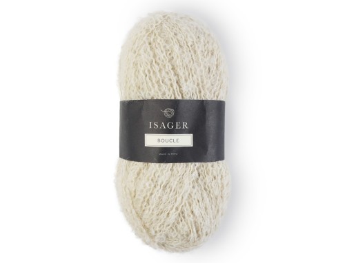 Włóczka Isager Boucle 6S ecru
