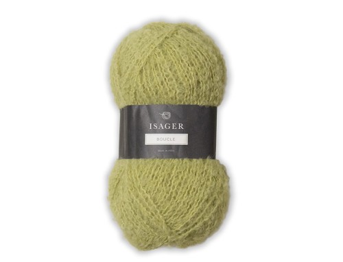 Włóczka Isager Boucle 29 limonka