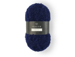 Włóczka Isager Boucle 47  zgaszony granat