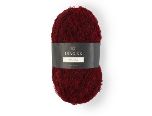 Włóczka Isager Boucle 98 bordowy
