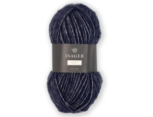Włóczka Isager Eco Soft 100 ciemny granat