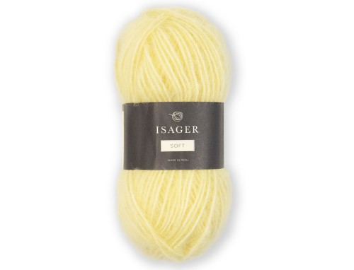 Włóczka Isager Eco Soft 58 jasny żółty