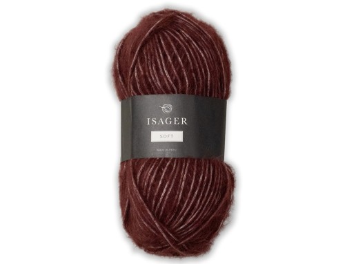 Włóczka Isager Eco Soft 33 bordowy