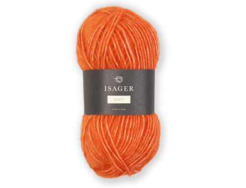 Włóczka Isager Eco Soft 28 pomarańczowy