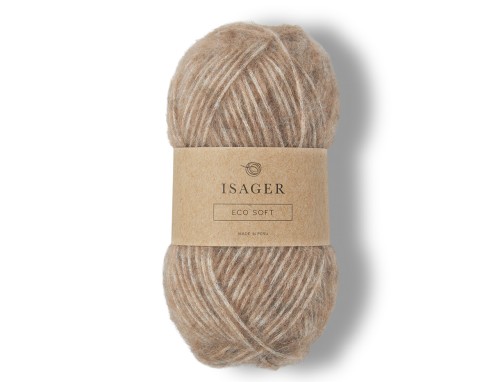 Włóczka Isager Eco Soft 7s jany brąz