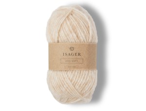 Włóczka Isager Eco Soft 6s jasny beż