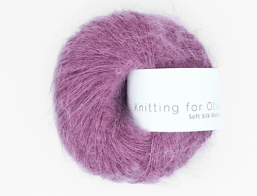 Włóczka  Knitting For Olive Soft Silk Mohair blackberry ice cream