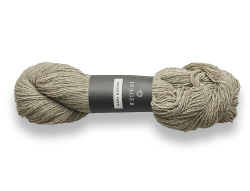 Włóczka Isager Jensen Yarn kol. 13s szaro-brązowy melanż