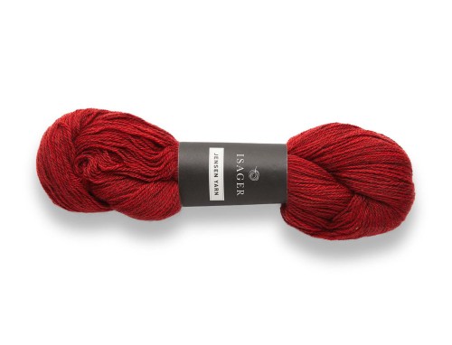 Włóczka Isager Jensen Yarn kol. 32s intensywny czerwony melanż