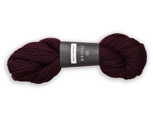 Włóczka Isager Jensen Yarn kol. 36s burgundowy melanż