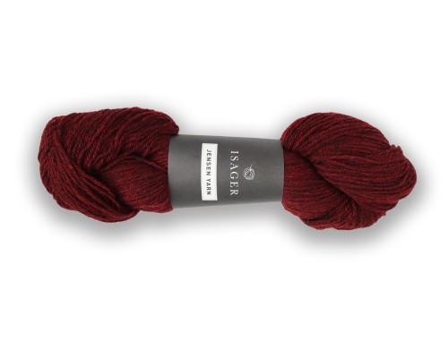 Włóczka Isager Jensen Yarn kol. 98 bordowy melanż
