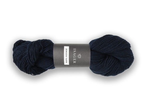 Włóczka Isager Jensen Yarn kol. 99 ciemny granat