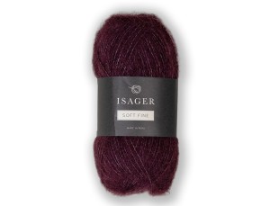 Włóczka Isager Soft Fine kol. 36 burgund