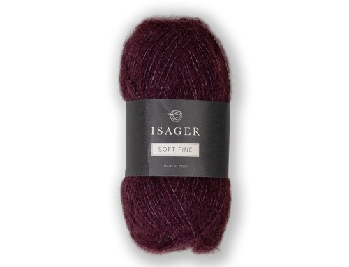 Włóczka Isager Soft Fine kol. 36 burgund