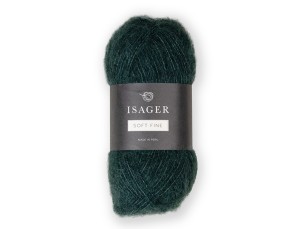 Włóczka Isager Soft Fine kol. 37 butelkowa zieleń