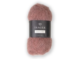 Włóczka Isager Soft Fine kol. 62 brudny róż