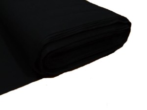 Dzianina t-shirt 100% bawełna 180g czarny 0,35 m