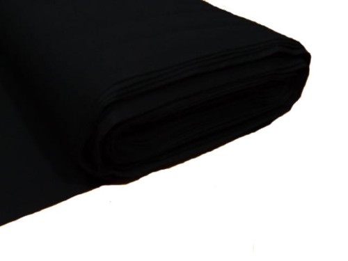 Dzianina t-shirt 100% bawełna 180g czarny 0,35 m