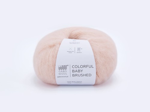 Włóczka Gabo Wool Colorful Baby Brushed jasny róż 7194