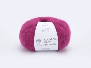 Włóczka Gabo Wool Colorful Baby Brushed fuksja 7500