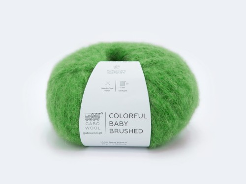 Włóczka Gabo Wool Colorful Baby Brushed zielony 7951