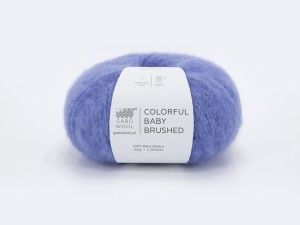 Włóczka Gabo Wool Colorful Baby Brushed niebiesko - fioletowy 7813