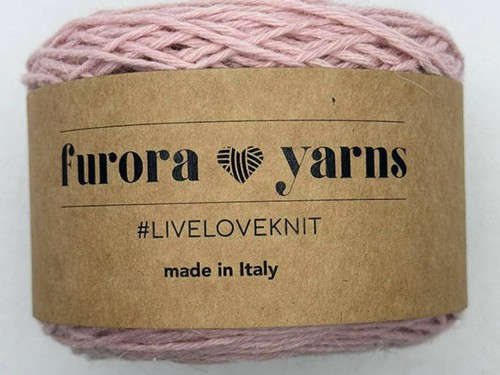 Włóczka Furora Yarns wełna  jagnięca z angorą ANGIE pink
