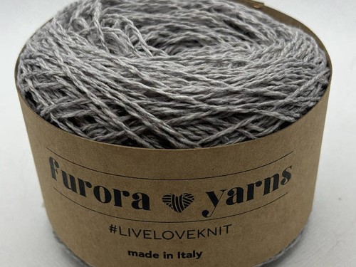 Włóczka Furora Yarns 100% wełna jagnięca SUNNO szary