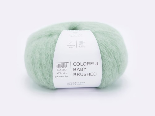 Włóczka Gabo Wool Colorful Baby Brushed mięta 7298