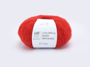 Włóczka Gabo Wool Colorful Baby Brushed czerwony 7383