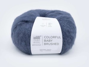 Włóczka Gabo Wool Colorful Baby Brushed szaro-niebieski 7304