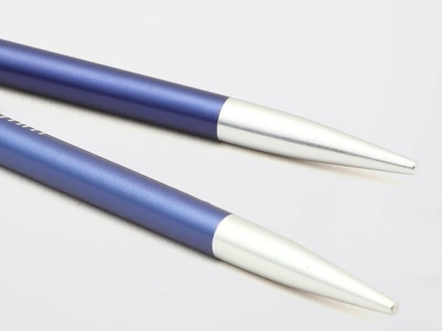 Druty metalowe krótkie do łączenia z żyłką ZING KnitPro 4.50 mm
