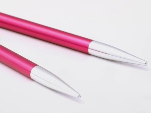 Druty metalowe krótkie do łączenia z żyłką ZING KnitPro 5.00 mm
