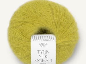 Włóczka Sandnes Garn Tynn Silk Mohair limonka 9825