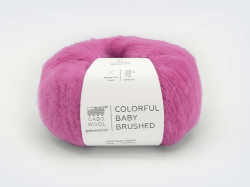 Włóczka Gabo Wool Colorful Baby Brushed candy róż 7007