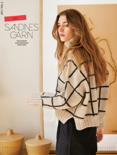 Do It Yourself 2311 Sandnes Garn magazyn ze wzorami dla kobiet z polskim tłumaczeniem na druty