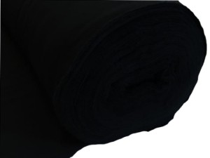 Dresówka drapana 280g czarna 0,28 m